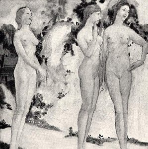 Arthur B. Davies - Le murmure désiré de l'eau