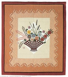 Basket Of Flowers — Marzenna Jadwiga Krol, Decorative Arts