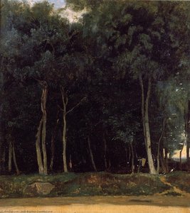Fontainebleau, El Camino De Bas-breau — Jean-baptiste-camille Corot