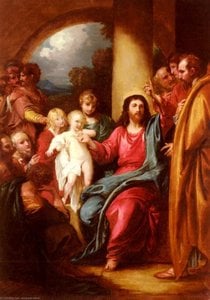 Benjamin West - Christ Showing a Little Child as the Emblem of Heaven