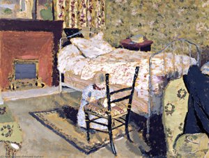 Child Playing: Annette In Front Of The Rail-backed Chair — Jean-édouard Vuillard