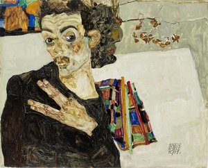 Egon Schiele - Selbstbildnis