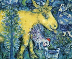 The Farmyard — Marc Chagall