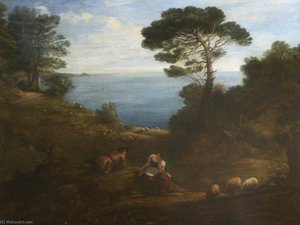 View From Mount Edgcumbe — Ambrose Bowden Johns