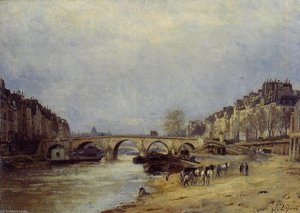The Saine At Pont Marie