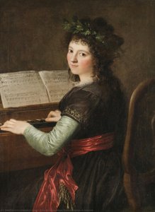 Portrait Of Countess Bianca Stampa Di Soncino — Gaspare Landi