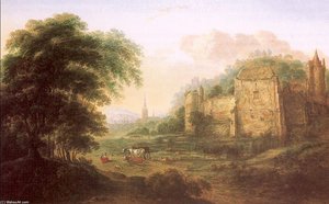 Landscape With Ruins Of A Fortress — Gilles Neyts