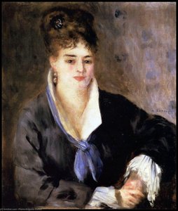 Renoir - Lady in a Black Dress