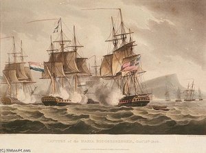 Capture Of Maria Riggersbergen — Thomas Whitcombe