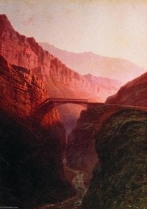 ilya nikolaevich zankovsky - A Gorge near Gunib