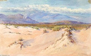 Sand Dunes, Harlech, North Wales — George Elbert Burr