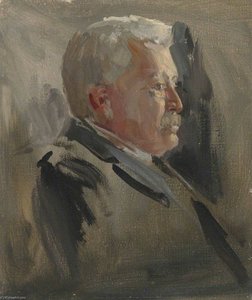 Vittorio Emanuele Orlando (1860–1952), Prime Minister Of Italy (preparatory Study For 'the Supreme War Council In Session At Versailles On 3rd July 1918' And 'armistice Meeting 3rd And 4th November 1918') — Herbert Arnould Olivier, Contemporary Realism