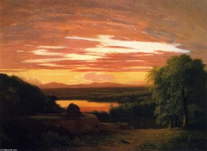 Landscape Sunset — Ašer Braun Durand