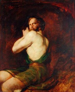 William Etty - Figure of a Seated Man