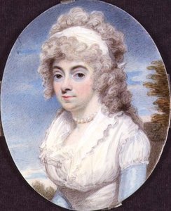 Miniature Of Unknown Woman — Henry Edridge