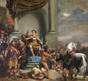 Consul Titus Manlius Torquatus Orders The Beheading Of His Son — Ferdinand Bol, Baroque