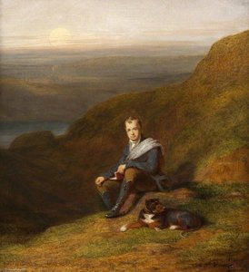 james giles - Sir Walter Scott with a Dog