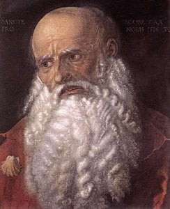 Albrecht Dürer - L'apostolo Giacomo L'età