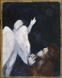 Noah Receives The Order To Build The Ark — Marc Chagall