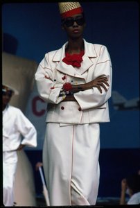 Runway Photograph Of Chloé, Spring/summer 1984 Collection — Karl Lagerfeld