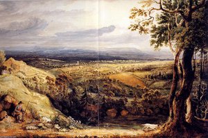 View In Somersetshire From Fitzhead, The Seat Of Lord Somerville — James Ward, Romanticism