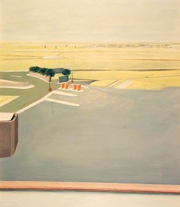 Carpark, Canal — Carol Rhodes