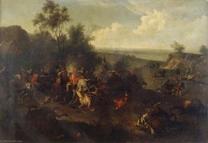 Battle Piece (ii) — Jan Van Huchtenburgh