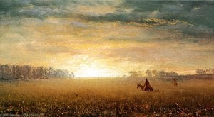 阿尔贝特·比尔施塔特 - Sunset of the Prairies