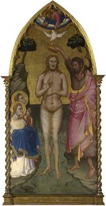 The Baptism Of Christ Main Tier Central Panel — Niccolò Di Pietro Gerini
