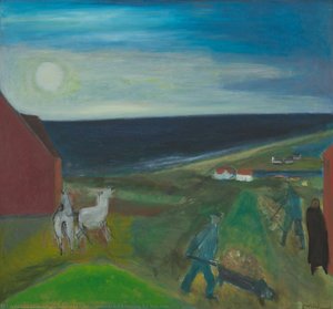 Evening by the sea - jens andersen søndergaard