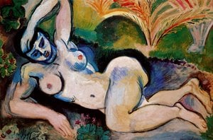 Henri Matisse - Nu Bleu Oder Erinnerung An Biskra Öl Auf Leinwand Baltimore, Museum Der Kunst