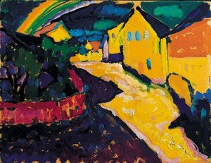 Wassily Wassilyevich Kandinsky - Murnau with Rainbow
