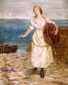 The Lass That Baits The Lines — Thomas Alexander Ferguson Graham