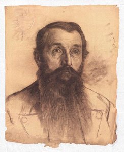 Portrait Of A Man — Theodore Clement Steele, Contemporary Realism