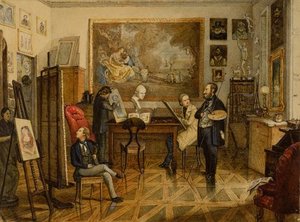 In The Studio Of Miklos Barabas