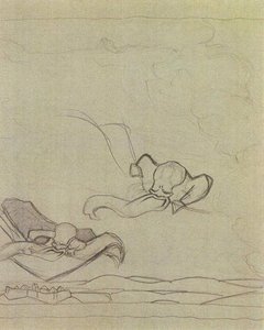 'study To ''flying Carpet''' — Nikolai Roerich, Art Nouveau