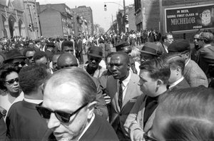 Alma Speed Fox, Nate Smith, And Other Marchers Gather In Preparation Of Pittsburgh Peace March — Charles Martin Hardie