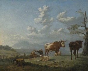Pastoral Landscape — Karel Dujardin, Dutch Golden Age
