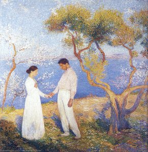 Paysage Au Couple — Henri Jean Guillaume Martin
