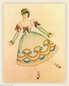 A Ballet Dancer — Edmund Dulac