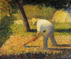 Le Paysan Avec Une Houe — Georges Pierre Seurat