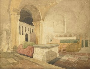 John Sell Cotman - The Jesus Chapel, Norwich Cathedral with the tomb of Sir Thomas Windham