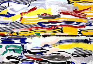 Roy Lichtenstein - Sky and water