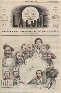 Caricatures Of The Collaborators Of La Lune — André Gill