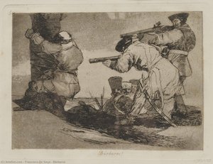 Bárbaros — Goya, Romanticism