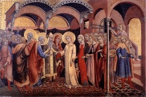 Sano di Pietro - Marriage of the Virgin
