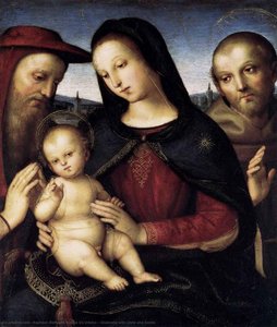 Rafaël - Madonna with Child and Saints