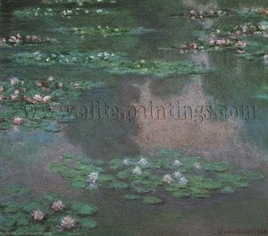 كلود مونيه - Water Lilies I, oil on canvas, Museum of Fine Ar