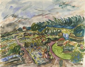 Fields And Flowers — William H. Johnson