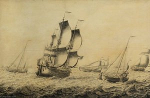 Dutch Herring Fishery — Adriaen Van Salm